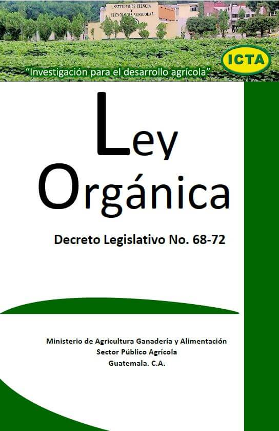 Portada Ley Orgánica ICTA