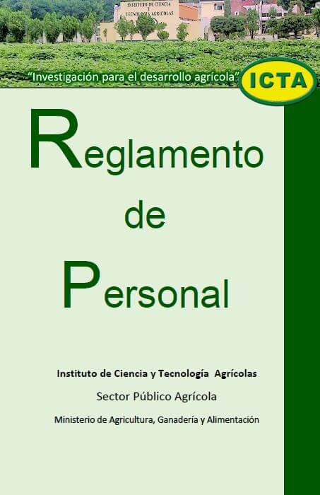 Portada Reglamento de Personal